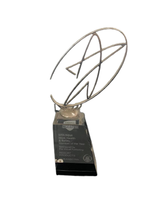 Business Excellence star award trophy