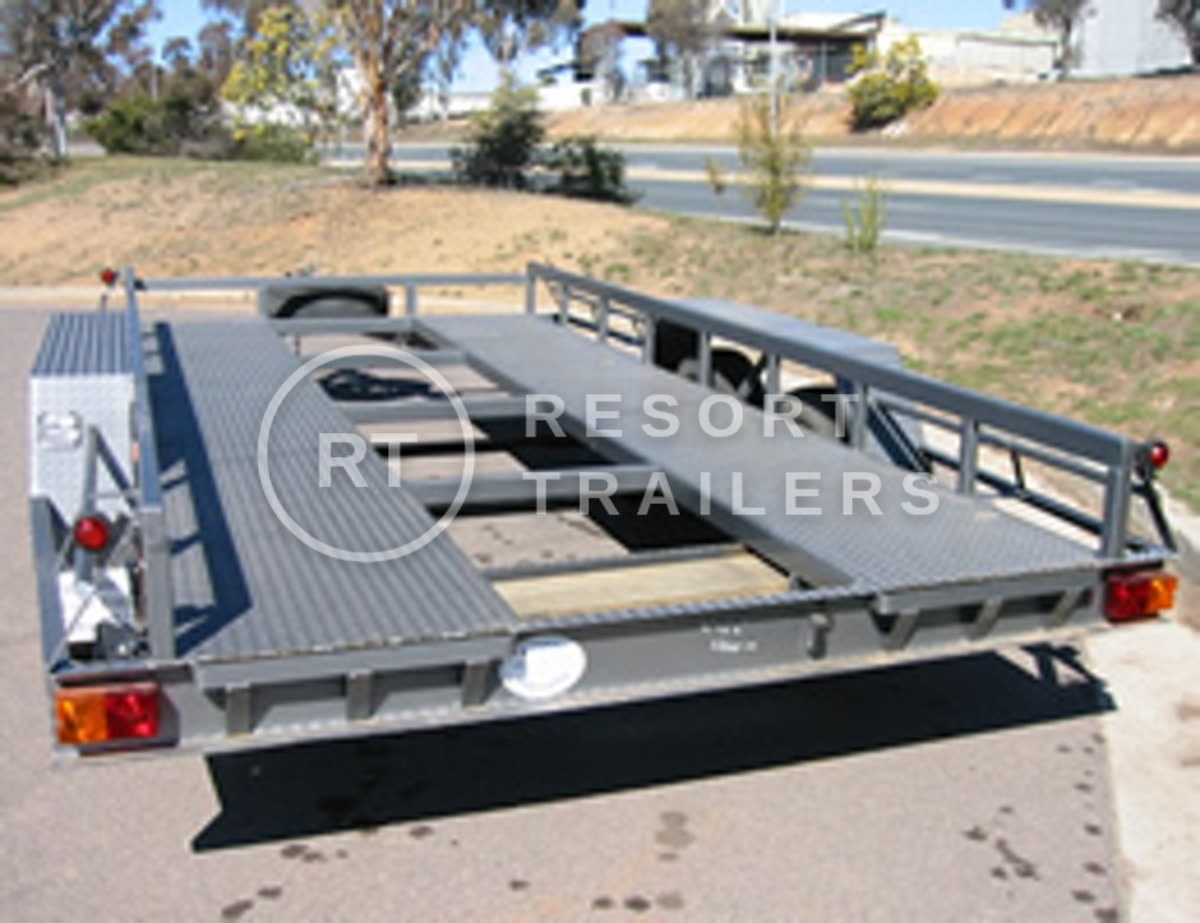 Car trailer — built by Resort Trailers
